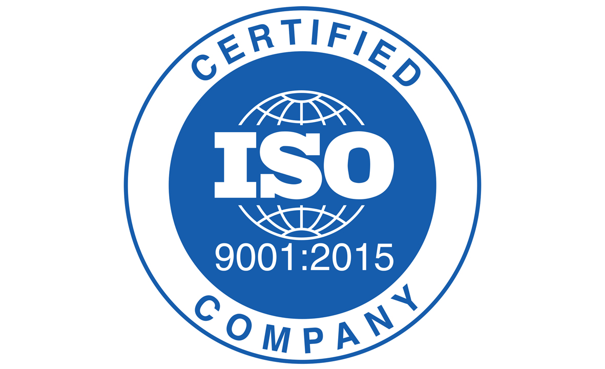 ISO 9001:2015 Certified Company