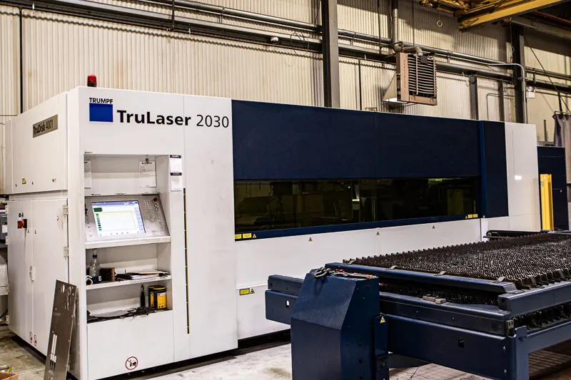 Trumpf TruLaser 2030 fiber laser