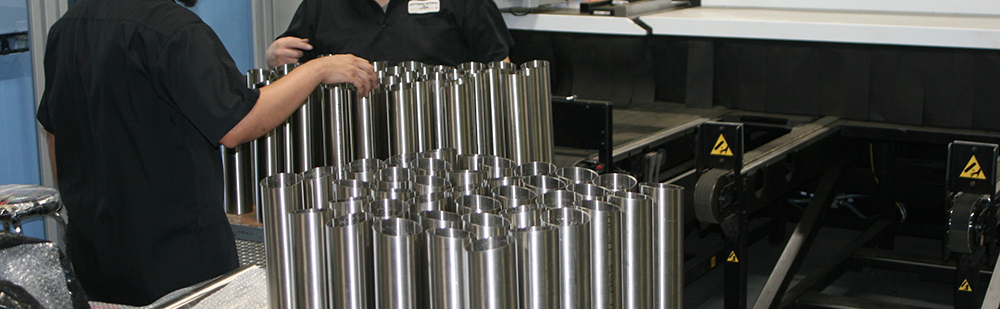 Cut stainless tube